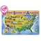 Melissa & Doug U.S.A. Map Puzzle, 12in x 16in, 45 Pieces 3797 - alternate 3